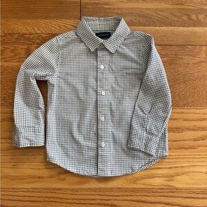 Andy & Evan Black and White Plaid Button Down Shirt